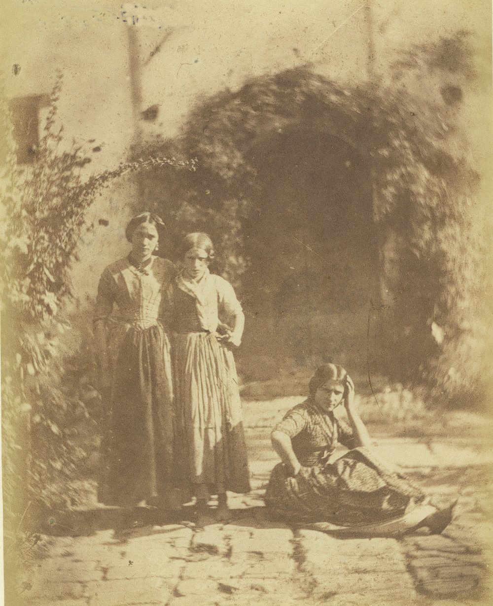 Contadine, ca. 1854 Carta salata; 100×120 mm