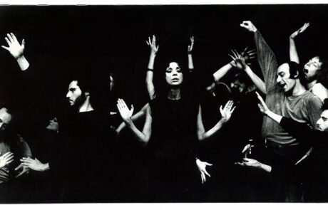 Carla Cerati_Senza titolo _al centro Judith Malina nell’Antigone, spettacolo del Living Theatre al Teatro Durini di Milano_© Carla Cerati