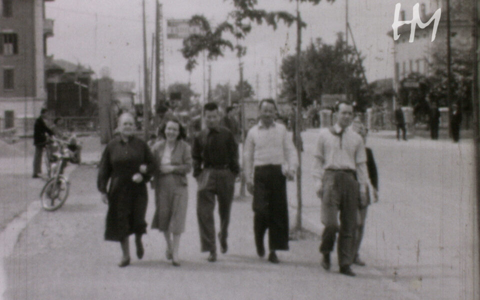 Enrico Bagni, Reggio Emilia, Via Emilia All'Angelo 1952, 8mm