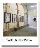 Allestimento presso i Chiostri di San Pietro