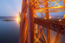 North Queens Ferry, Scotland, United Kingdom - Forth Rail Bridge, Scotland, UK, May 3, 2013. (© Bradley Garrett/eyevine/ZUMAPRESS.com)