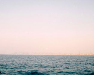 Ziad Antar, Intensive Beirut, from the sea between Saida and Beirut, 2014
40 x 50 cm © Ziad Antar, courtesy Almine Rech Gallery