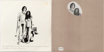 <b>John Lennon e Yoko Ono - Unfinished Music No. 1: Two Virgins (1968)</b><br />
Questo album sperimentale di John Lennon e Yoko Ono suscitò un certo scandalo e fu venduto all’interno di un contenitore di cartone che copriva i corpi nudi dei due. I problemi però, secondo Lennon, non nacquerò per il nudo in sé, ma perché la foto ritraeva «due ex tossici leggermente sovrappeso».