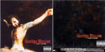 <b>Marylin Manson - Holy Wood (In the Shadow of the Valley of Death) (2000)</b><br />
Crocifisso e senza la mascella. Un’immagine disturbante che prevedibilmente suscitò proteste. Alcuni negozi si rifiutarono di mettere in vendita l’album con la copertina originale e venne fornita una cover alternativa. Un pastore di Memphis minacciò di fare lo sciopero della fame nel caso il disco non fosse stato ritirato.