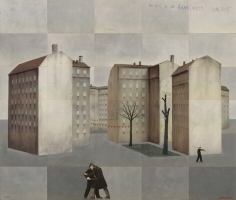 © Paolo Ventura, Morte di un anarchico #1,Milano, luglio 2015 Courtesy Flatland Gallery, Amsterdam