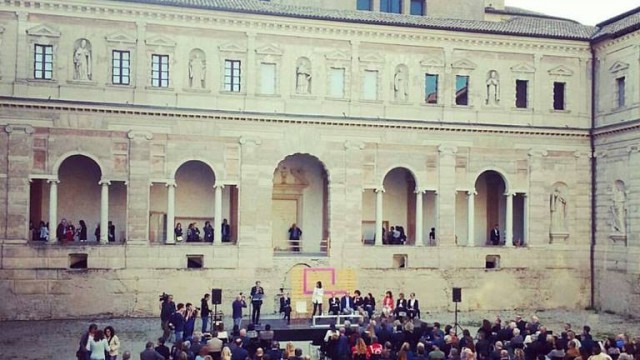FE 2016, Inaugurazione, chiostri di San Pietro