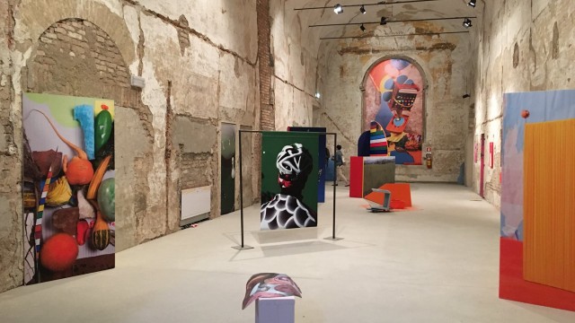 Mostra di Lorenzo Vitturi, chiostri di San Pietro