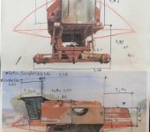 MOIRA RICCI, DOVE IL CIELO é Più VICINO (trebbia-astronave), 2014, courtesy l’artista, Associazione Culturale Lo Scompiglio e Galleria Arte Contemporanea LaVeronica’