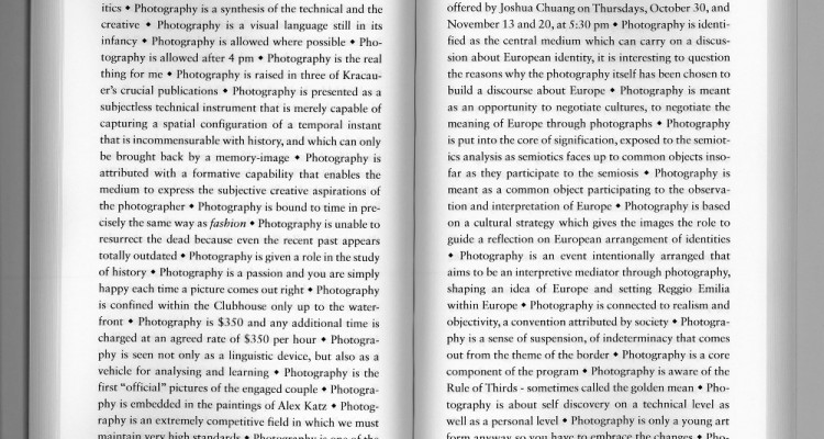 Mishka Henner, Photography Is, UK, 2010, 13.97×21.59 cm, Paperback book. Courtesy: the artist