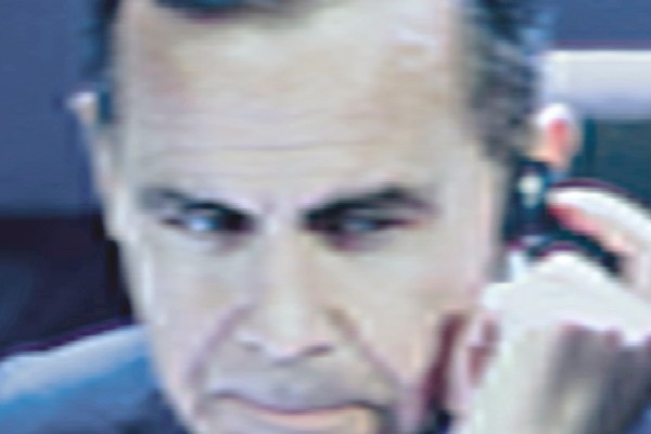 Daniel Mayrit, #1 Mark Carney – Governor, Bank of England, from the series “You Haven't Seen Their Faces”,  Madrid, 2015, 30x40 cm. Courtesy of the author