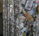 Roberto Pellegrinuzzi, Mémoires, Parysian Laundry, Fotografia Europea 2017, photographic installation consisting of 275.000 digital prints on backlite film. Photo: Guglielmo Giomi