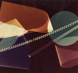 Luigi Veronesi, Astrazione n 28, 1956, vintage, fotogramma a colori, cm 27,5x37,5.