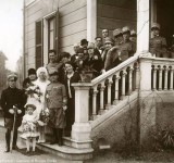 Mario Vaiani, Matrimonio sig. Zilocchi, 1927 , gelatina bromuro d'argento con viraggio allo zolfo e oro su carta baritata